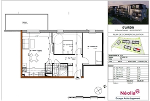 appartement neuf à la vente -   68120  PFASTATT, surface 61 m2 vente appartement neuf - UBI388114695